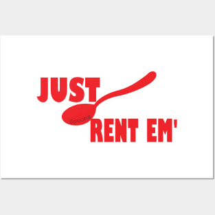 SPOONS! Just rent em Posters and Art